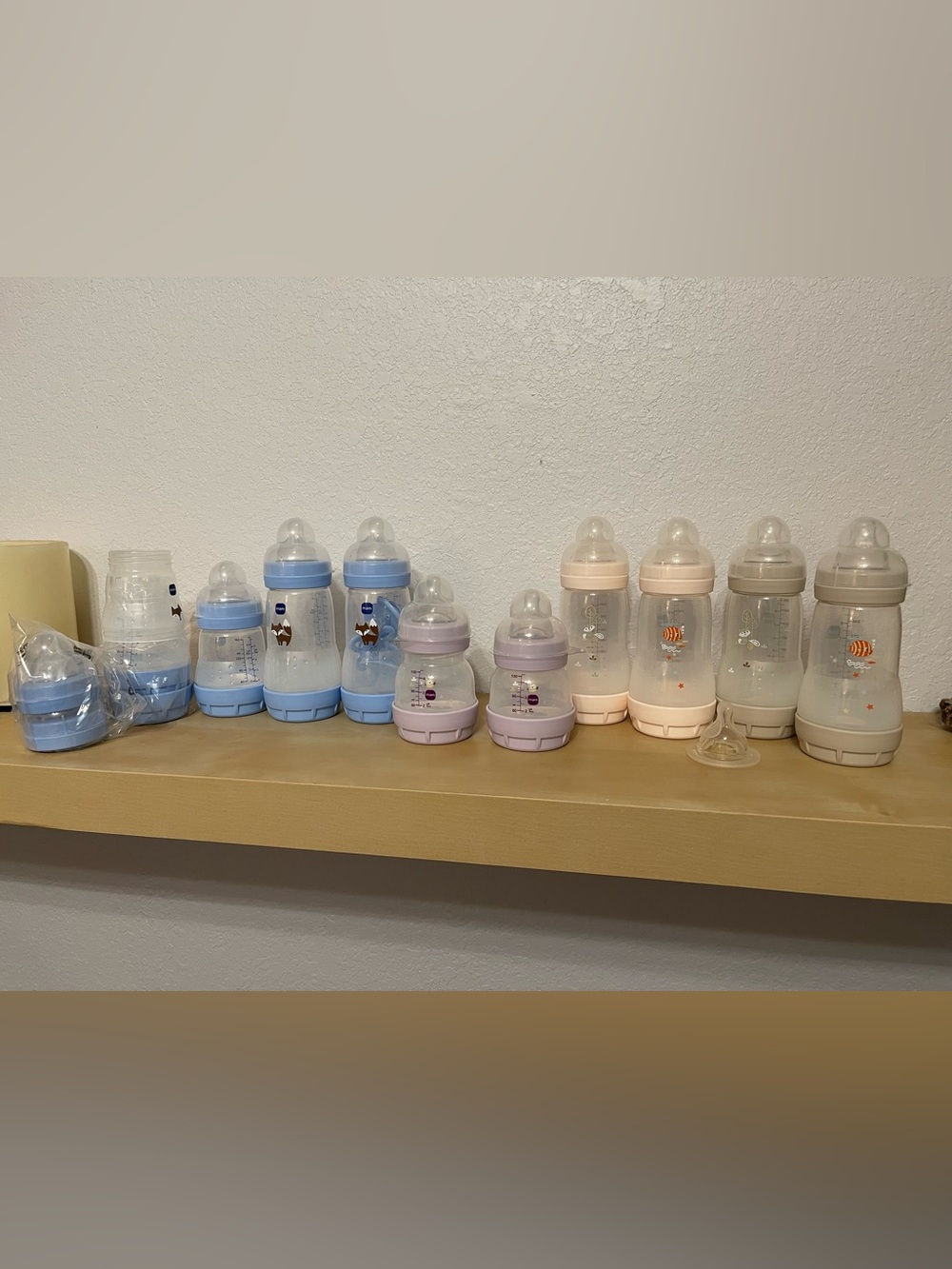 Mam Baby Bottles - Assorted Blue, Pink, Purple, Gray